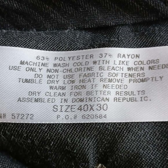 PerryEllis Dress slacks bundle of 3 pants black, dark grey, olive - Picture 4 of 5